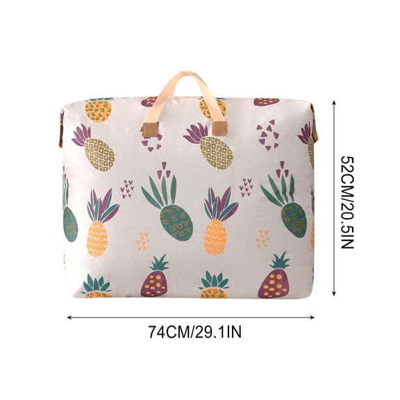 VANLOFE Storage Trunks & Bag Largecapacity Storage Bag With Handle Largecapacity Storage Bag Foldable Storage Bucket For Quilt Blanket