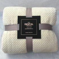 VANLOFE Tapestries Soft Warm Plaid Fleece Bed Blanket Large Mesh Flannel Blankets Thick Breathable