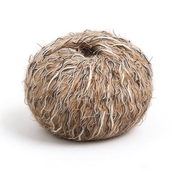 VANLOFE Textured Knitting Yarn, Polyester Boucle Craft Ball, Fuzzy ...