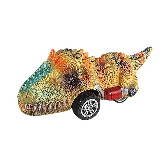 VANLOFE Toy Car Dinosaur Toy For Kids Aged 2+ Dinosaur Car Mini Toy Simulation Horned Dragon Stegosaurus Tyrannosaur Model Car