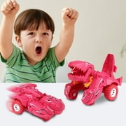 VANLOFE Toys for Children Dinosaur Toy Toy Car Aged 2 and UP Big Transforming Dinosaur Toys Dinosaur Car Toy Pull Back Dino Race Car