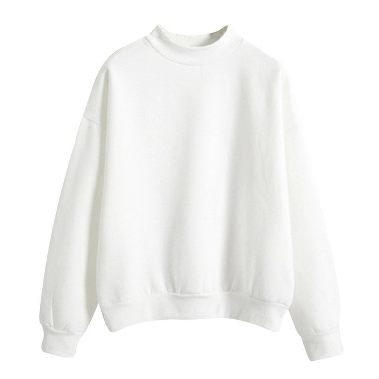 Soft white sweatshirt deals