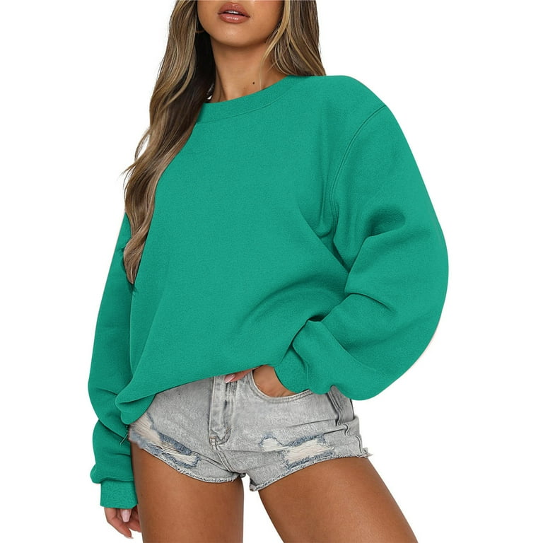 Solid color crewnecks hotsell