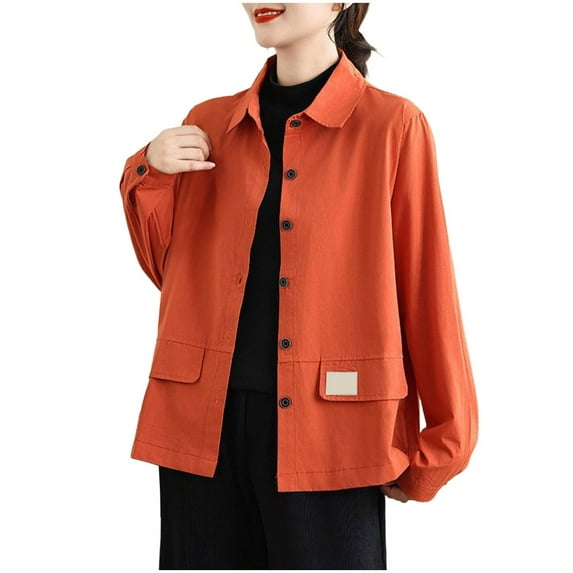 VANLOFEE Fashion Jackets for Women Dressy Casual Jackets Solid Color Outerwear Coats Light Jackets for Women