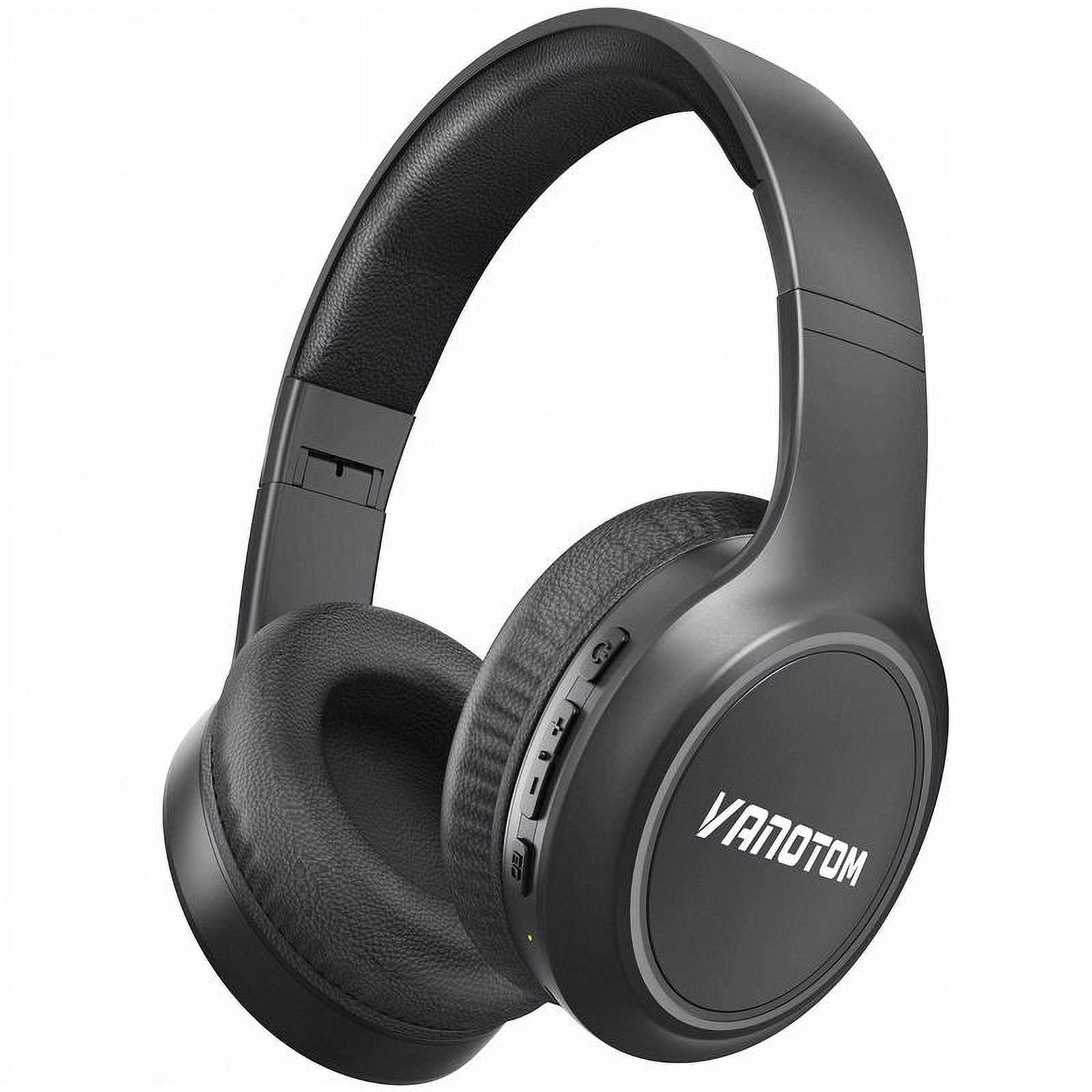 hoco. ワイヤレスヘッドホン ブラック HOCO Wireless Over-Ear Headphones, Bluetooth 5.3, HD Stereo