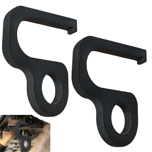 VANROUG 2 PCS Lower Control Arm Prying Tool, Suspension Specialty Bushing Tool, Lower Ball Joint Pry, Control Arm Tool Bushing Removal Tool Designed to Work With a 7/8" Diameter Pry Bar Hook