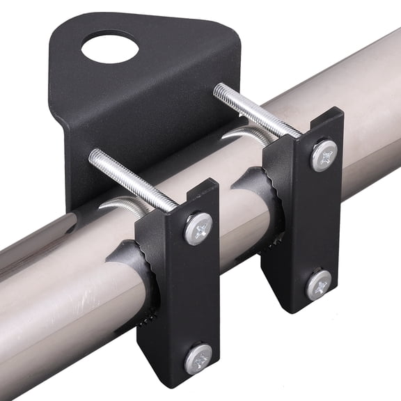 VANROUG 3/4 Hole Antenna Roll Bar Mount Bracket with NMO Connector, Horizontal or Vertical Installation on Round and Square Bar, Railing