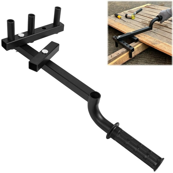 VANROUG Decking Board Straightening Tool, Steel Decking Board Bender for Straightener Bending Boards, Heavy Duty Steel Adjustable Deck Tool Fit for Wood Decks Tightening up the Gap