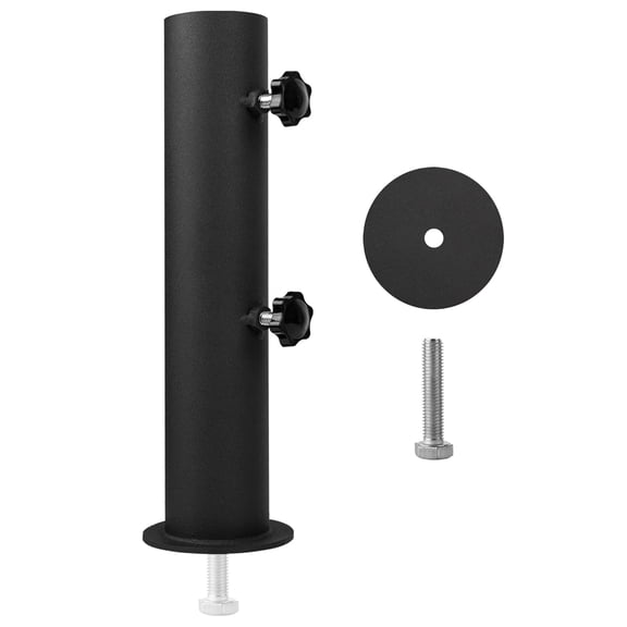 VANROUG Granite Umbrella Stand Tube Outdoor Heavy Duty Marble Flag Pole Stake Holder, Table Umbrella Tube Bracket, Umbrella Base Tube Replacement, DIY Umbrella Tube Mount