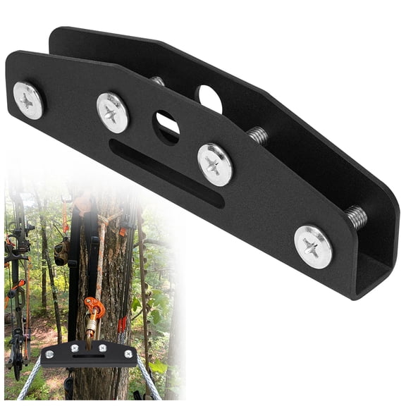 VANROUG Hunting Saddle Hip Pinch Eliminator, Saddle Bridge Spreader Tree Saddle Hunting Accessories for Relieves Hip Pinch, Black