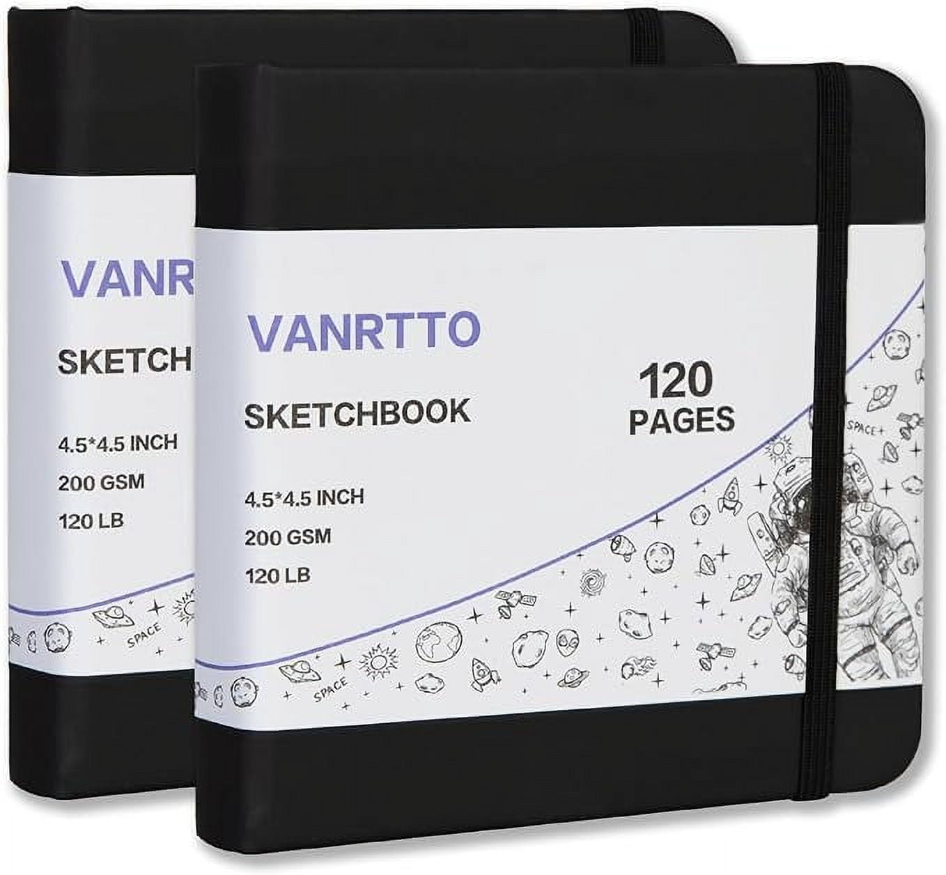 Derwent Academy A5 Hardcover Sketchbook - 128 Sheets 135gsm Paper, Perforated, For Drawing & Sketching - View #6