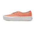 thumbnail image 1 of VANS AUTHENTIC PLATFORM 2.0 TWILL UNISEX SNEAKERS - Melon/Blanc De Blanc / Men 5 / Women 6.5, 1 of 5