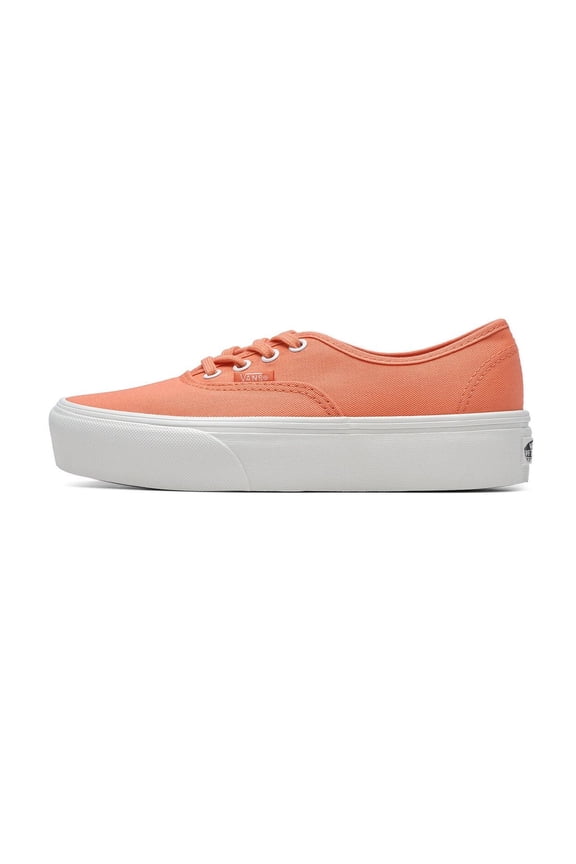 AUTHENTIC PLATFORM 2.0 TWILL UNISEX SNEAKERS - Melon/Blanc De Blanc / Men 9 / Women 10.5