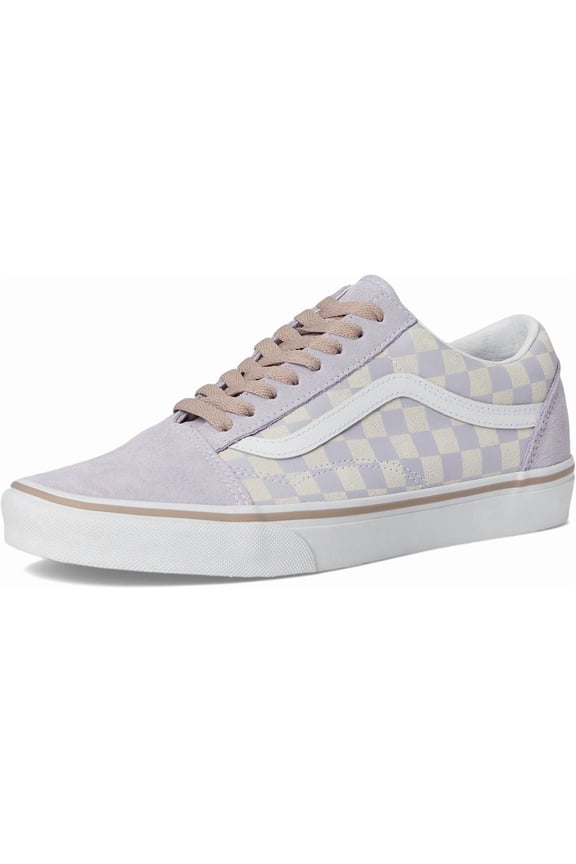 FU OLD SKOOL™ UNISEX SNEAKERS - PURPLE - Checkerboard Evening Haze / Men 5.5 / Women 7 / Medium