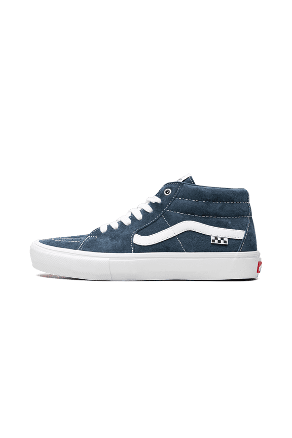 MENS Pig Suede Skate Grosso Mid "Blue/White" VN0A5FCGY6Z VN0A5FCGY6Z from Stadium Goods