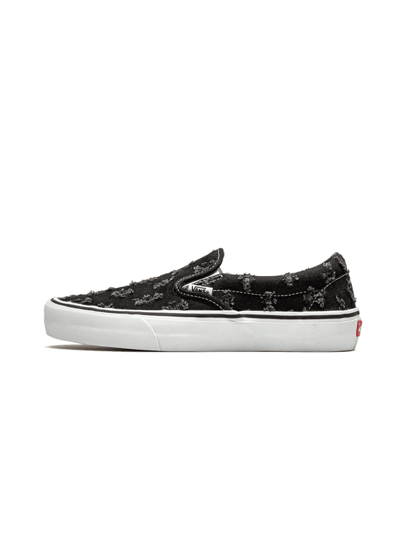 MENS Slip-On Pro "Supreme - Black Hole Punch Denim" VN0A38DD2DC from Stadium Goods