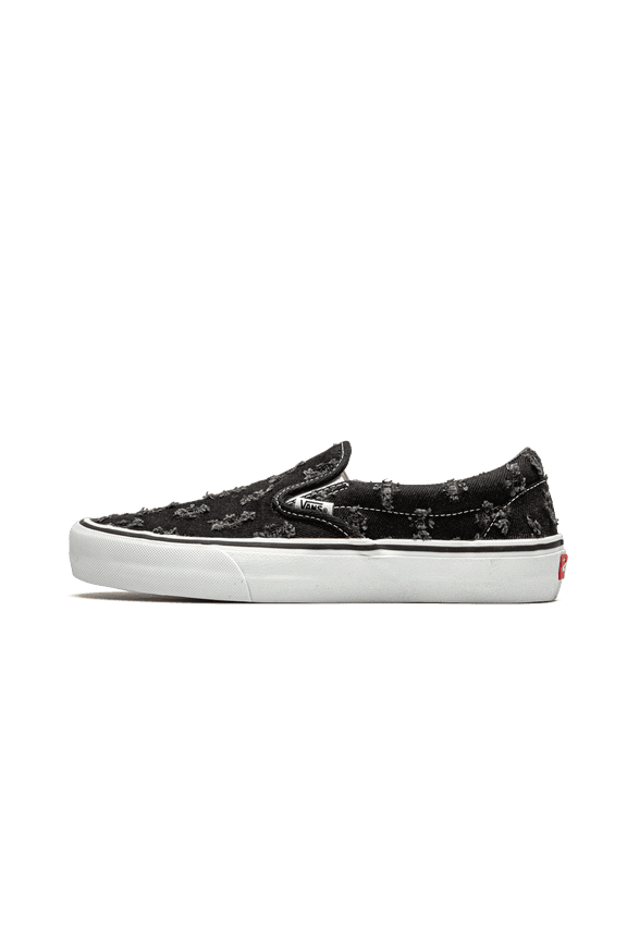 MENS Slip-On Pro "Supreme - Black Hole Punch Denim" VN0A38DD2DC from Stadium Goods