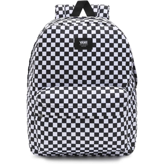 VANS Old Skool Backpack Black White Check School Bag BW Checkered