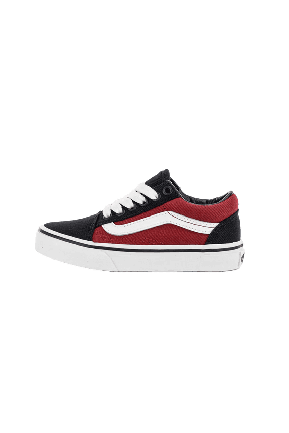 PRE SCHOOL Old Skool PS "Twill Red Multi" VN000CYMBJN1 VN000CYMBJN1 from Stadium Goods