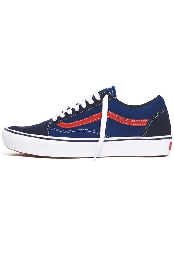 TRITONE COMFYCUSH OLD SKOLL UNISEX SNEAKERS - Dress Blue/Blue/Red / Men 5.5 / Women 7