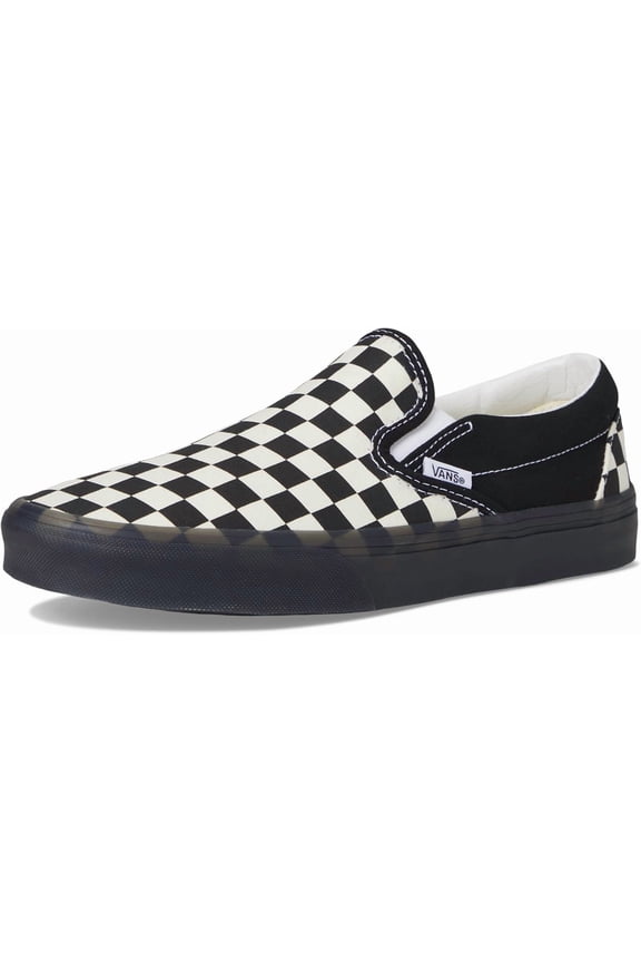 U CLASSIC SLIP-ON UNISEX SNEAKERS - Checkerboard White/black / Men 10 / Women 11.5 / Medium