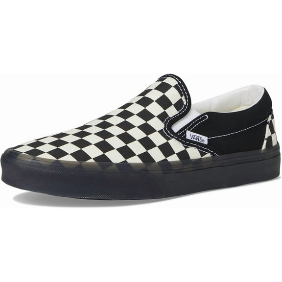 VANS U CLASSIC SLIP-ON UNISEX SNEAKERS - Checkerboard White/black / Men 5.5 / Women 7 / Medium