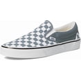 thumbnail image 1 of VANS U CLASSIC SLIP-ON UNISEX SNEAKERS - GREY - Theory Checkerboard Stormy Weather / Men 5 / Women 6.5 / Medium, 1 of 7