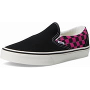 VANS U CLASSIC SLIP-ON UNISEX SNEAKERS - PINK - Pop Check Raspberry Rose / Men 4 / Women 5.5 / Medium