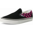 thumbnail image 1 of VANS U CLASSIC SLIP-ON UNISEX SNEAKERS - PINK - Pop Check Raspberry Rose / Men 6 / Women 7.5 / Medium, 1 of 7