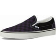 thumbnail image 1 of VANS U CLASSIC SLIP-ON UNISEX SNEAKERS - PURPLE - Pop Check Gothic Grape / Men 10.5 / Women 12 / Medium, 1 of 7