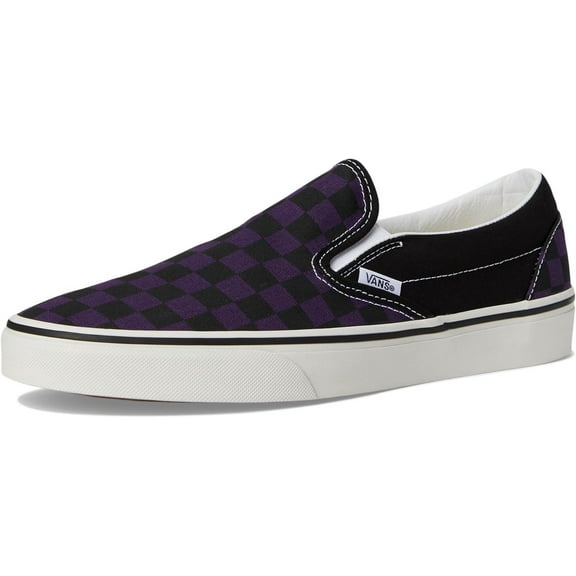 VANS U CLASSIC SLIP-ON UNISEX SNEAKERS - PURPLE - Pop Check Gothic Grape / Men 4.5 / Women 6 / Medium