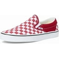 thumbnail image 1 of VANS U CLASSIC SLIP-ON UNISEX SNEAKERS - RED - Checkerboard Chili Pepper / Men 6 / Women 7.5 / Medium, 1 of 7