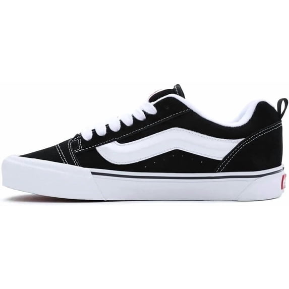 VANS U KNU SKOOL UNISEX SNEAKERS - BLACK - Black / True White / Men 3.5 / Women 5 / Medium