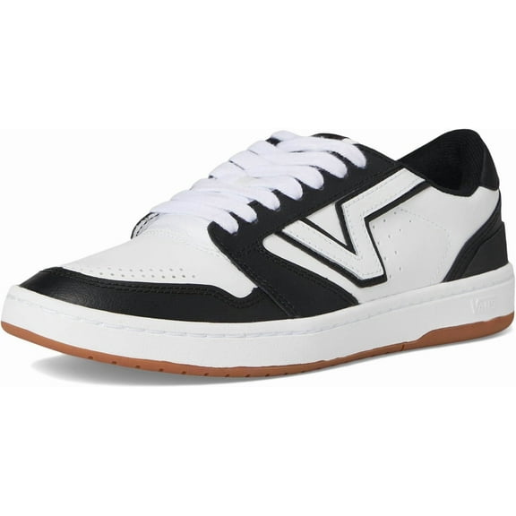 VANS U LOWLAND 2.0 UNISEX SNEAKERS - 2-tone Black/white / Men 12 / Women 13.5 / Medium