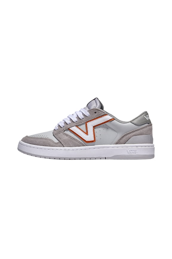 U LOWLAND 2.0 UNISEX SNEAKERS - GREY - Tri-tone Grey / Orange / Men 10 / Women 11.5 / Medium