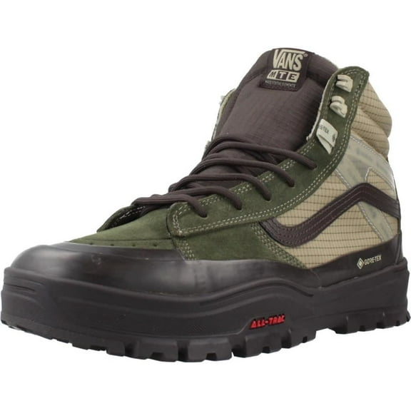 VANS U MTE™ SK8-HI® GORE-TEX® INSULATED UNISEX BOOTS - Dark Green / Dark Brown - Dark Green / Dark Brown / Men 10 / Women 11.5 / Medium