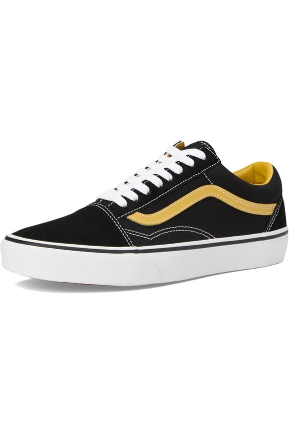 U OLD SKOOLâ„¢ UNISEX SNEAKERS - BLACK / YELLOW - Pop Yellow / Men 8 / Women 9.5 / Medium
