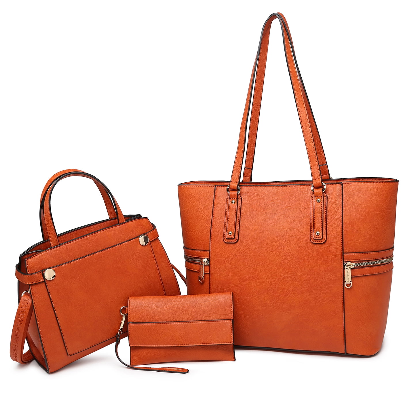 Stylish Vegan Leather Shoulder Handle Satchel Handbag – Raaz Export House
