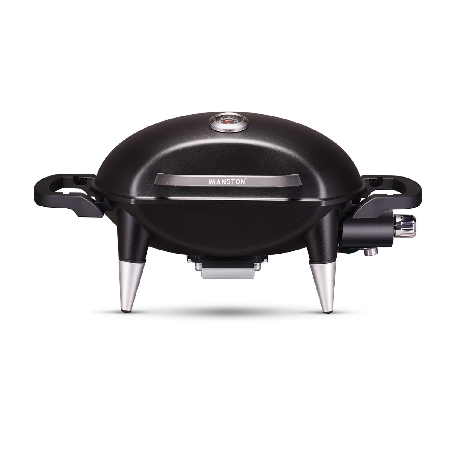 VANSTON 10000BTU Propane Gas Grill, Single Burner BBQ Grill with Built-in Thermometer, Great for Patio Garden, Picnic Backyard