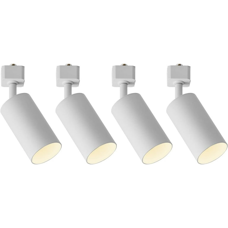 VANoopee GU10 Track Lighting Heads H Type White LED Track Light Heads Compatible with Halo Style System MR16 GU10 Base Adapter Ceiling Spot Light