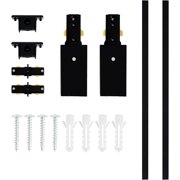 VANoopee H Track Lighting Rails Kit, 6.6FT H Type Track Rails Black with End Caps and Live End Feed Connector, Compatible with Single Circuit 120V H Style Track System, for H LED Track Lighting Heads