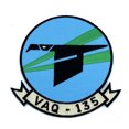 thumbnail image 1 of VAQ-135 Black Ravens Squadron Patch, 4 inches, Sew On, 1 of 2