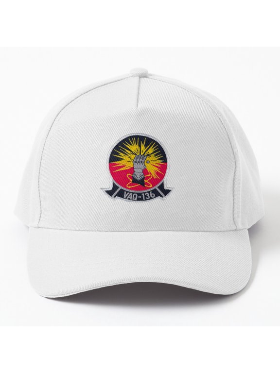 VAQ-136 Electronic Attack Squadron Baseball Cap, Military Aviation Hat Style