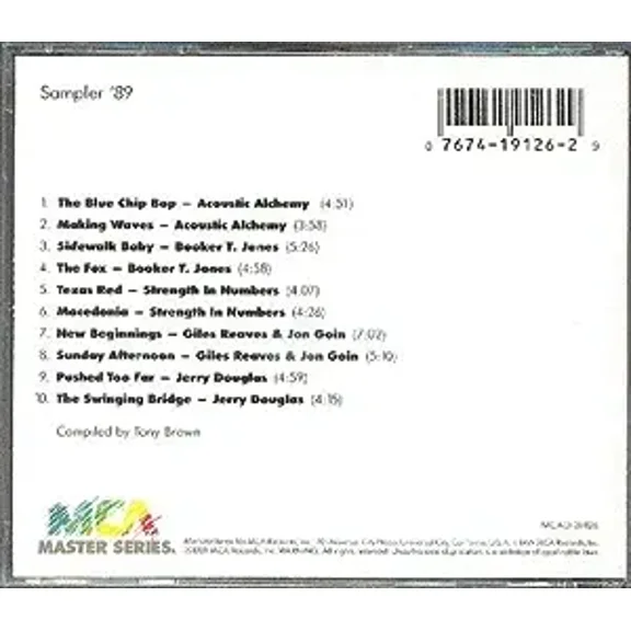 VARIOUS ARTISTS - MCA MASTER SERIES SAMPLER '89