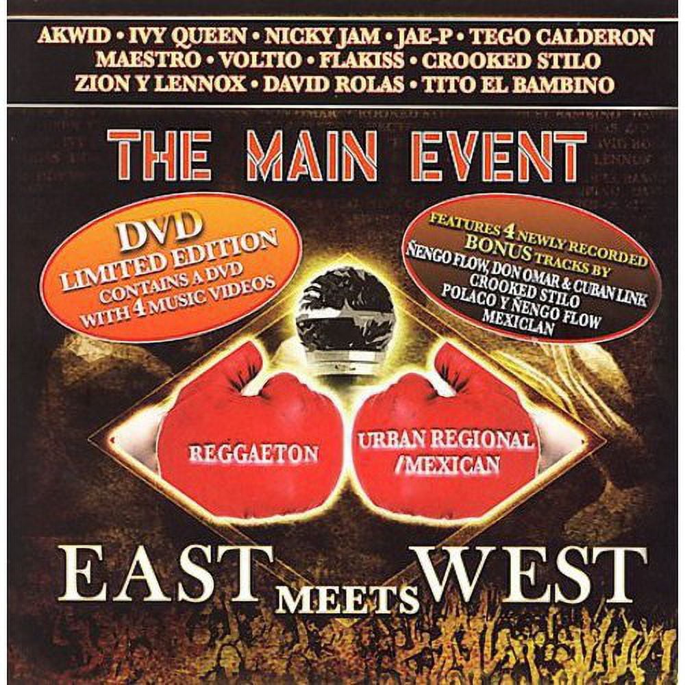 VARIOUS ARTISTS - THE MAIN EVENT: EAST MEETS WEST [CD & DVD