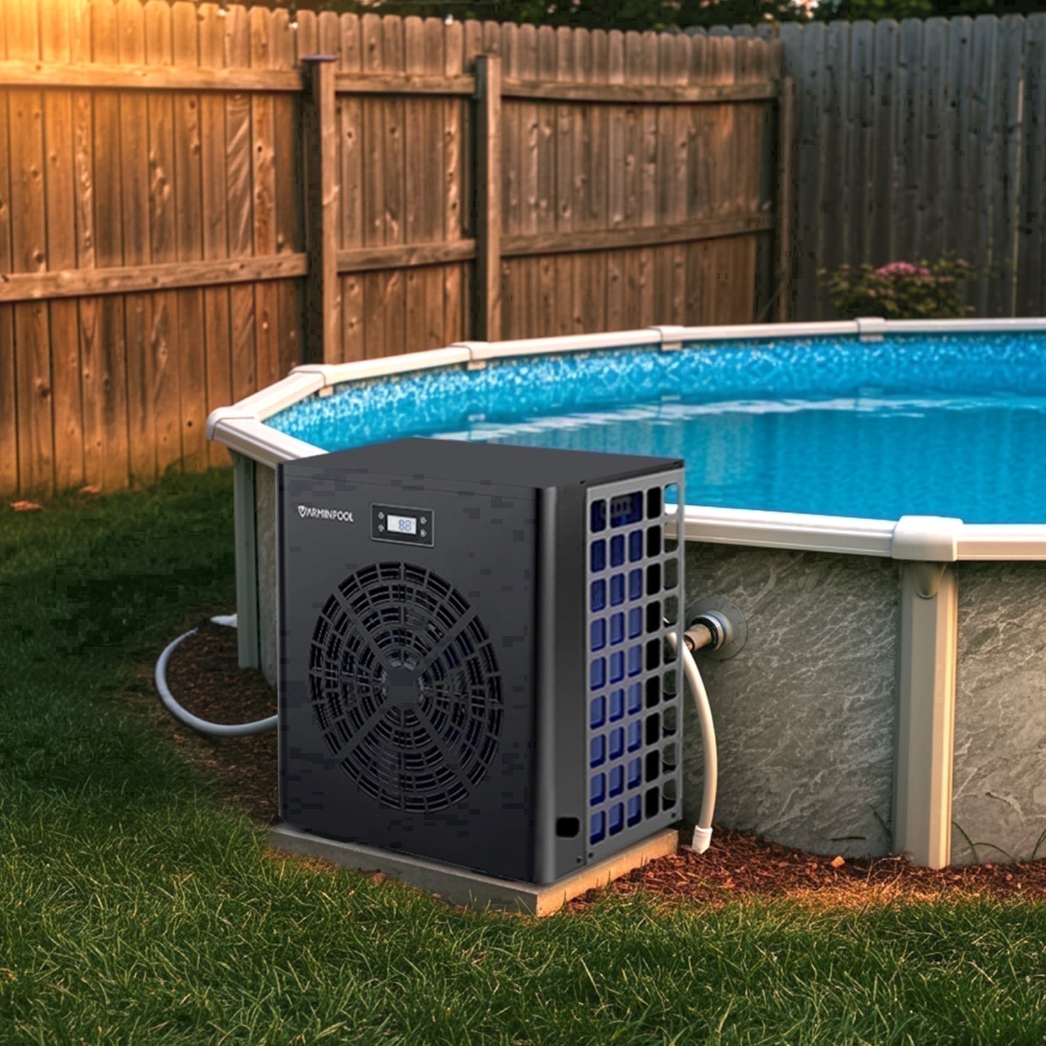 Jandy JXI400N Compact Swimming Pool Spa Hot Tub Natural Gas Heater