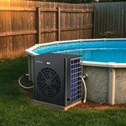 VARMINPOOL 16,000 BTU Swimming Pool Heat Pump Electric Pool Heater for Above Ground Pools Up to 5,400 Gallons, Heating and Cooling Pool Heater 120V