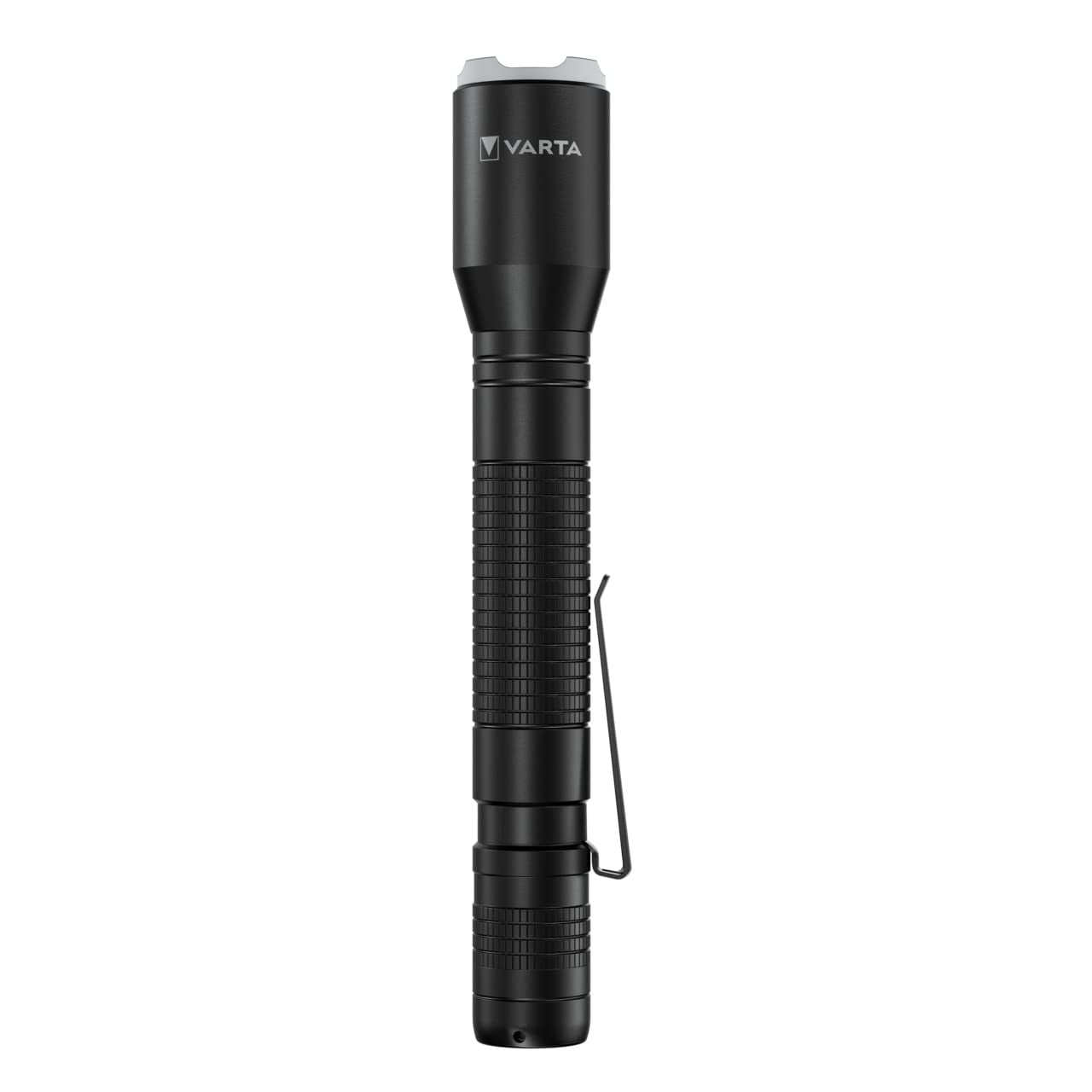 VARTA Aluminium F20 Pro LED Flashlight (incl. 2X Longlife Power AA Batteries for Everyday-use,