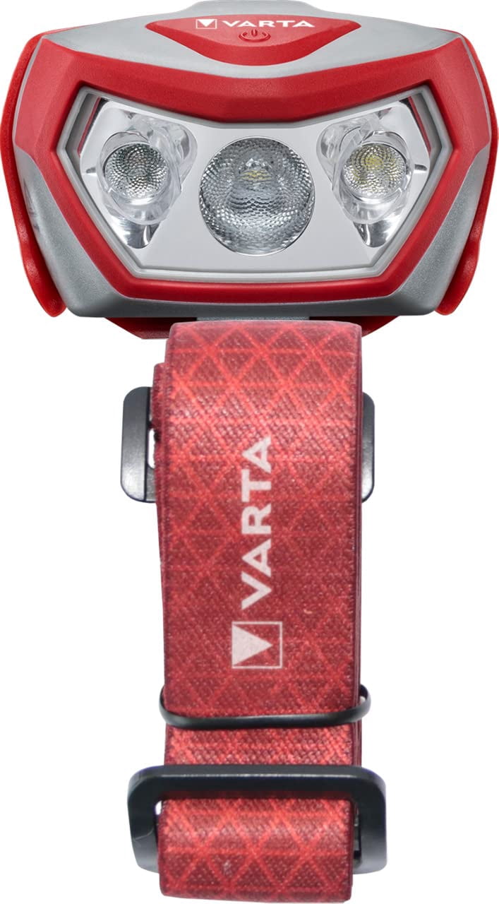 VARTA H20, Plastic, textile, Red Outdoor Sports H20 Headlamp