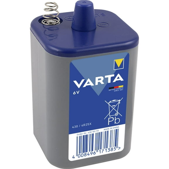 VARTA V430 LONGLIFE 4R25X light disposable batteries, main application in security devices, e.g